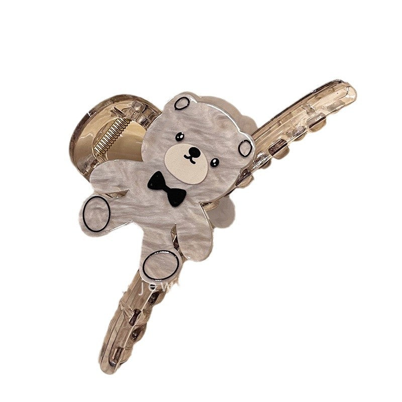 Wholesale Cute Teddy Bear Cartoon Hairstyle Shark Hair Clips